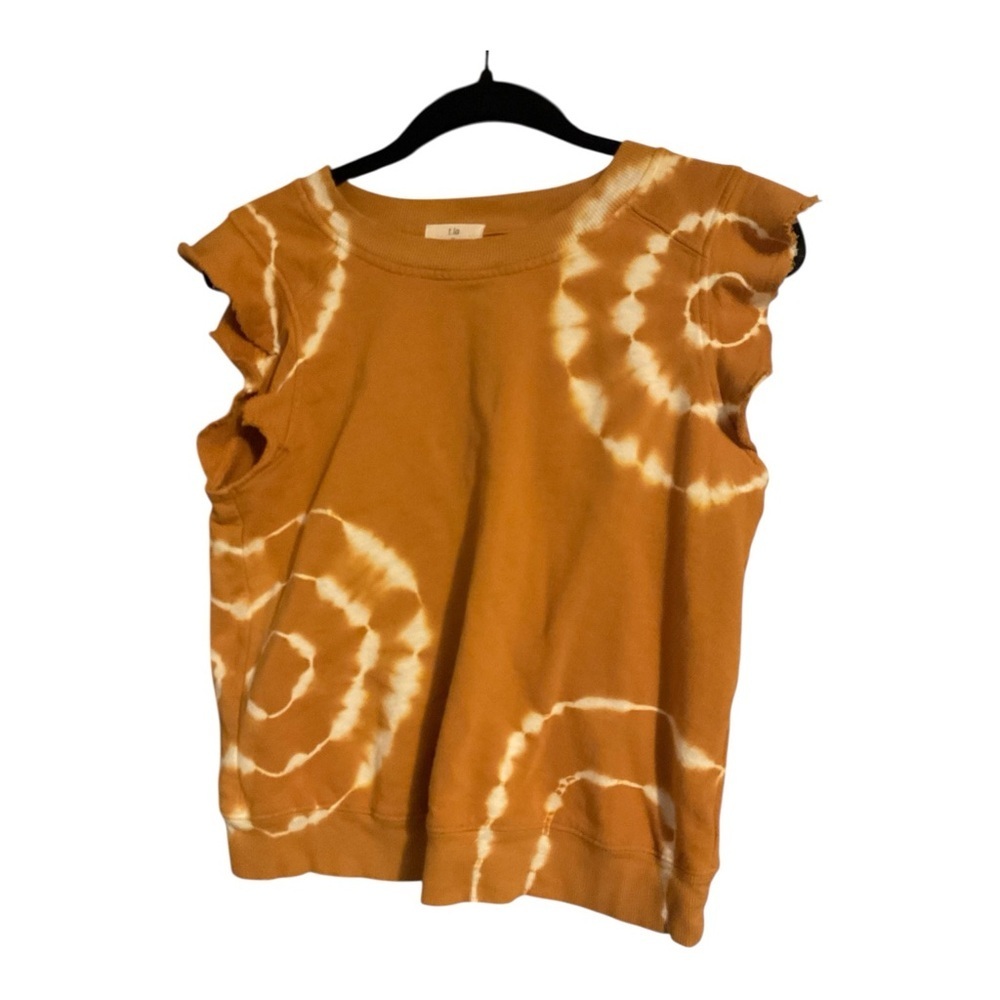 Anthropologie TLa.Yellow Tie-Dye Sleeveless Top Size S - Picture 2 of 6